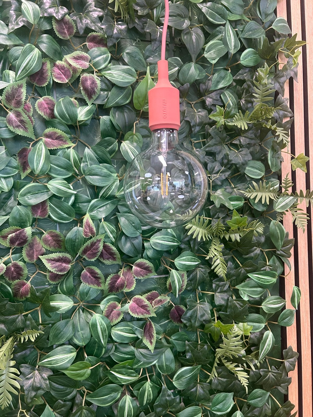 Muuto E27 hanglamp Led licht bruin, Huis en Inrichting, Ophalen, Zo goed als nieuw, Kunststof, E27 (groot)