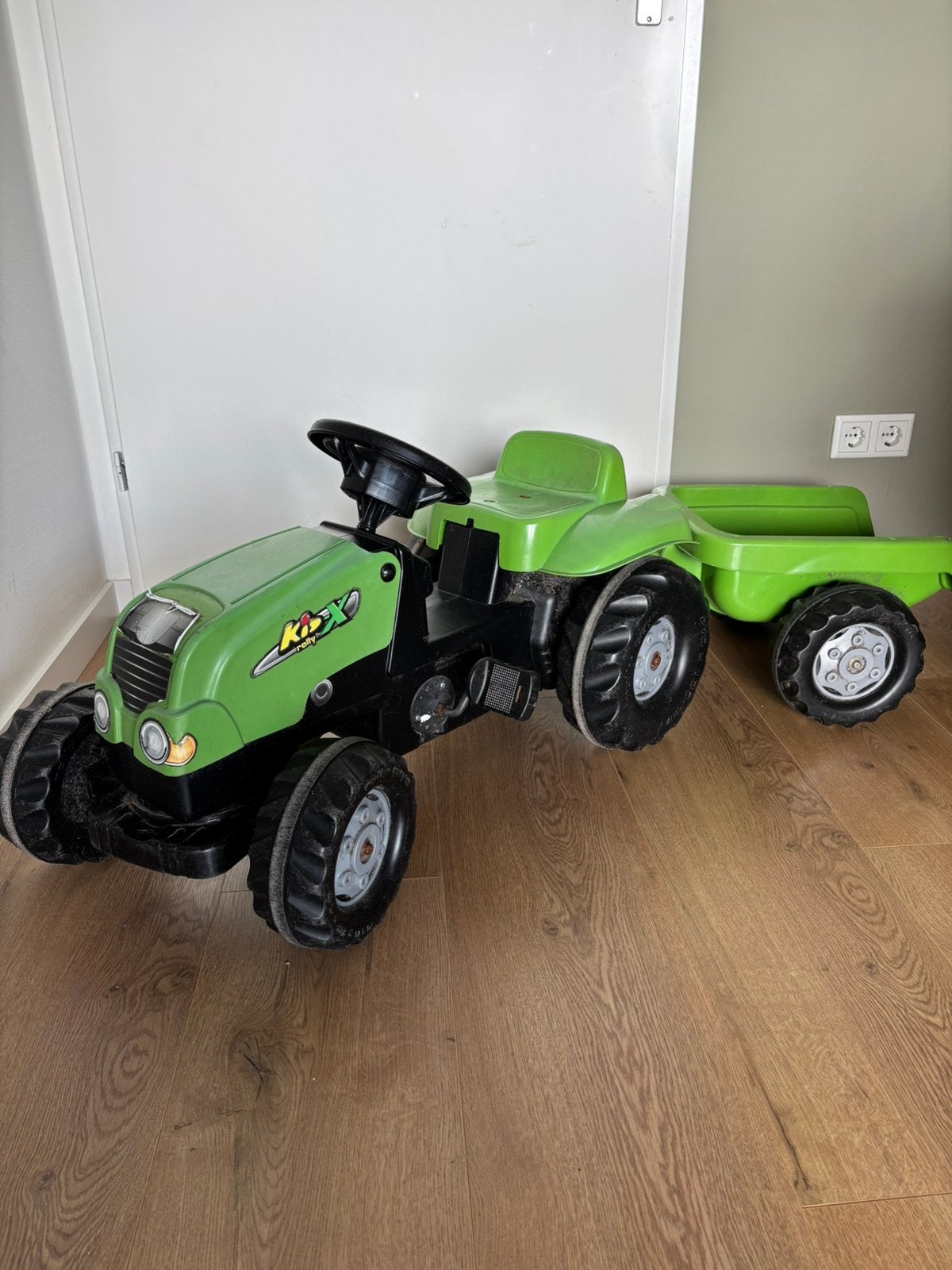 Traptractor Met Kar, Ophalen of Verzenden, Zo goed als nieuw
