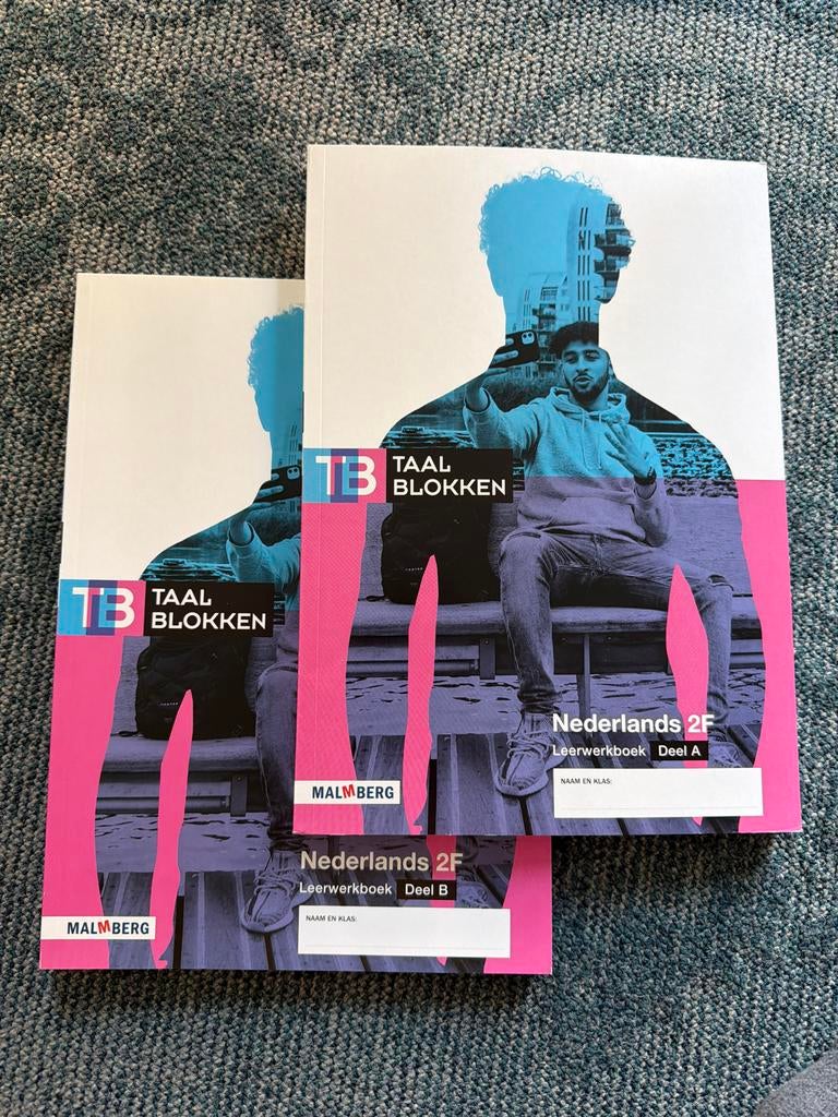 Taalblokken Nederlands 2F Leerwerkboek deel A en B, Ophalen of Verzenden, Nieuw, Overige niveaus, Nederlands