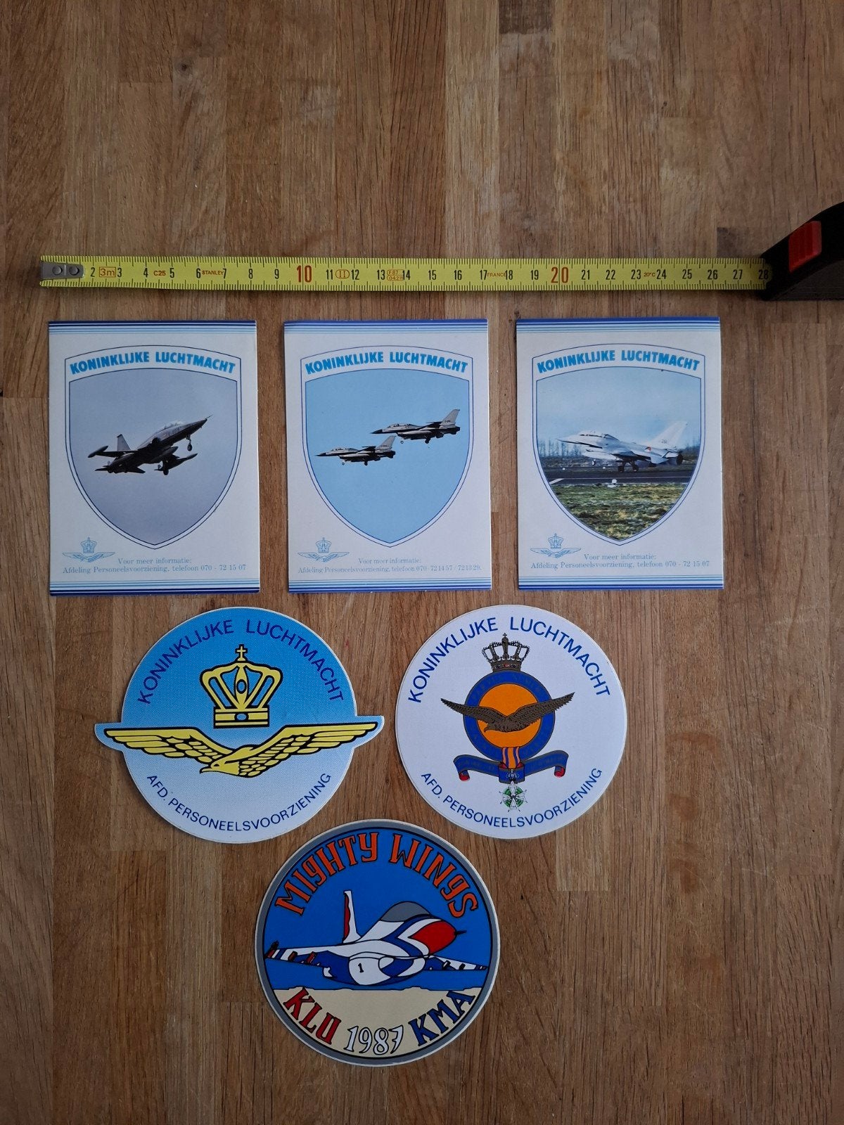 Koninklijke Luchtmacht stickers, Ophalen of Verzenden, Luchtmacht, Nederland, Embleem of Badge