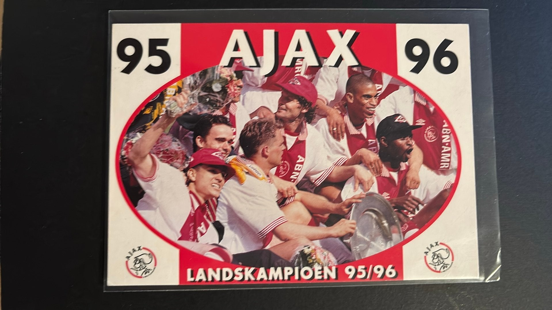 Ajax Amsterdam 1995 DRIE kaarten prima staat 1xverzendkosten, Verzenden, Zo goed als nieuw, Ajax, Spelerskaart