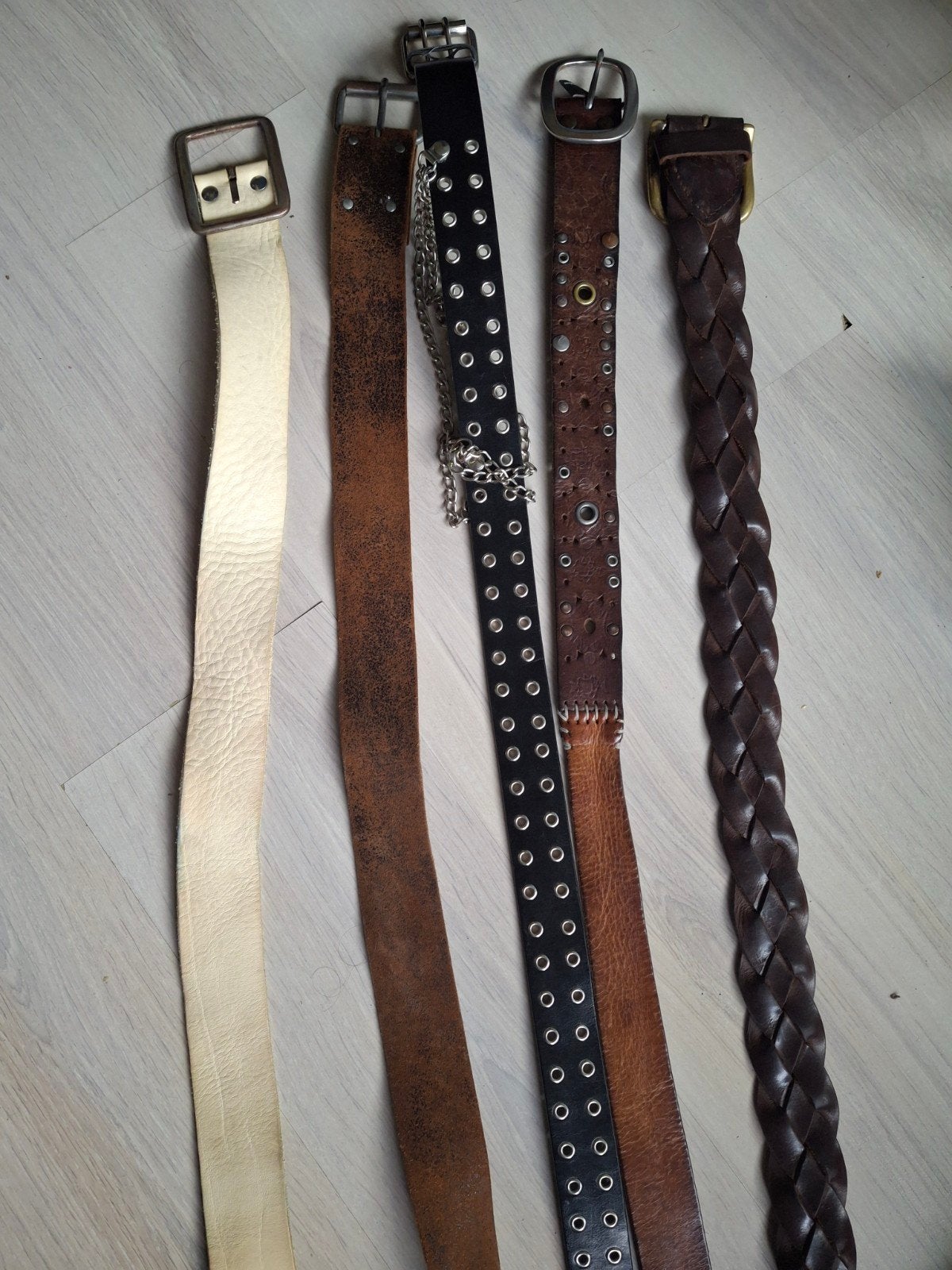 Riemen in 1 koop, Ophalen, Zo goed als nieuw, Overige kleuren, 100 cm of meer