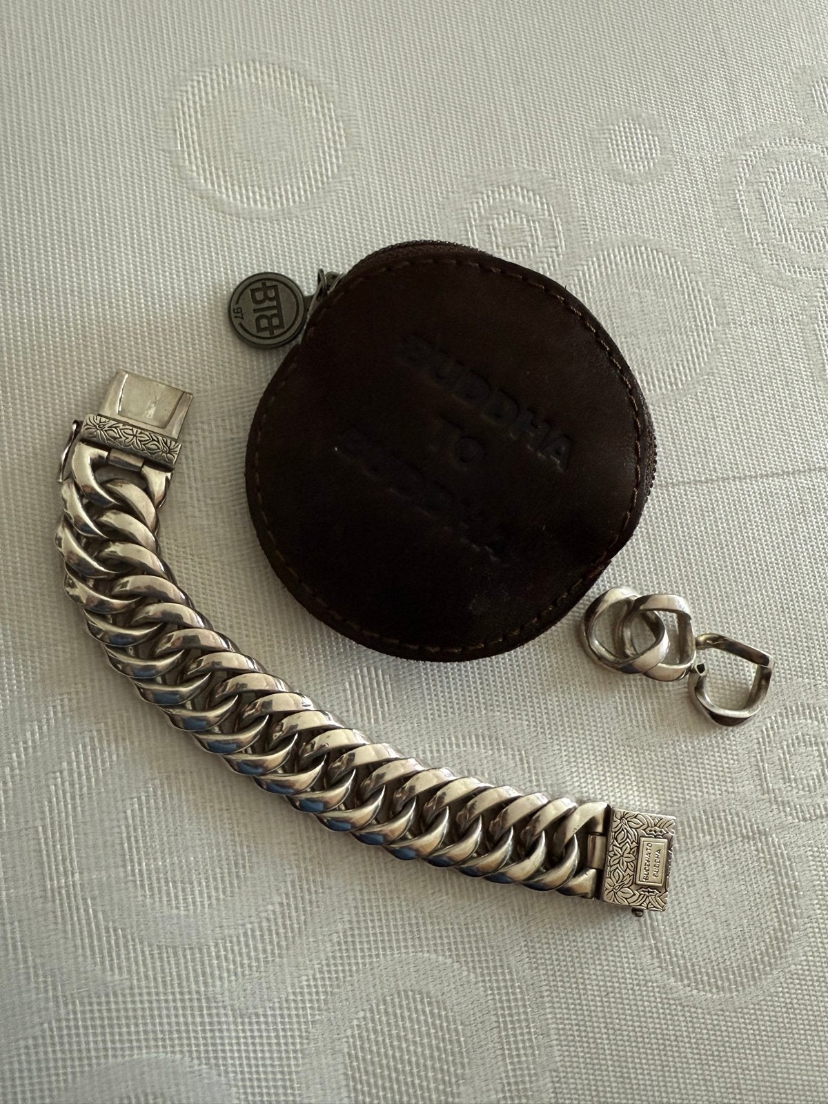 Buddha to Buddha Ben armband 925 zilver, Ophalen of Verzenden, Zo goed als nieuw, Zilver