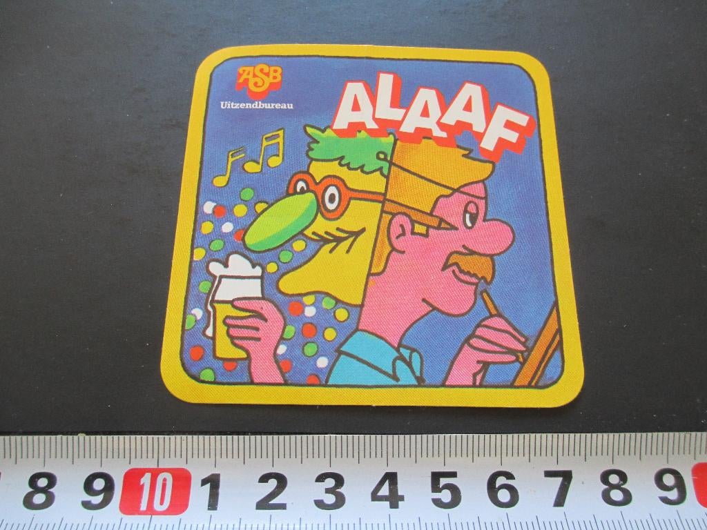 sticker ASB alaaf carnaval strip masker bier / tekenaar, Ophalen, Zo goed als nieuw