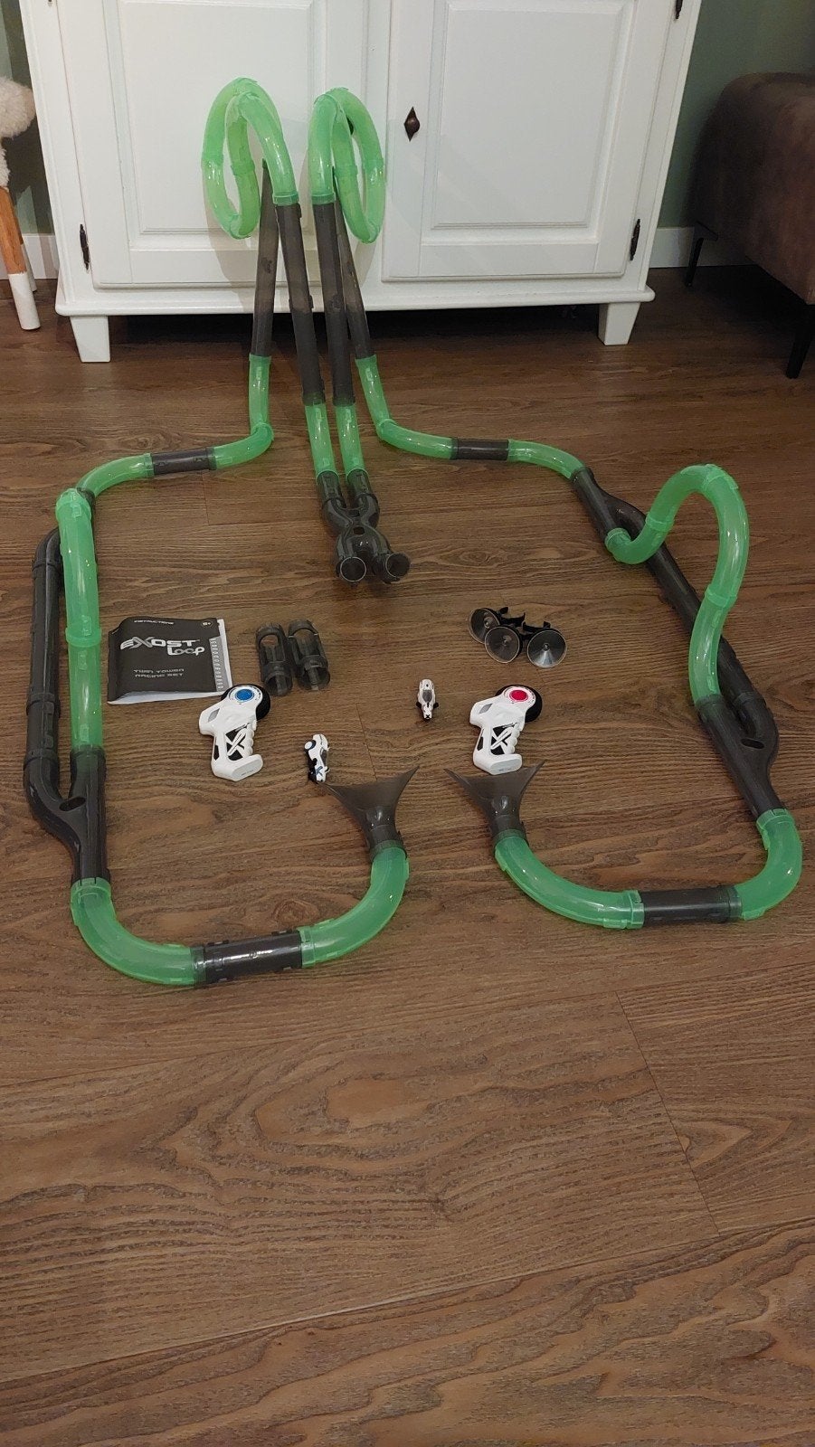 Exost Loop Twin Tower Racing Set - Racebaan met looping, Ophalen