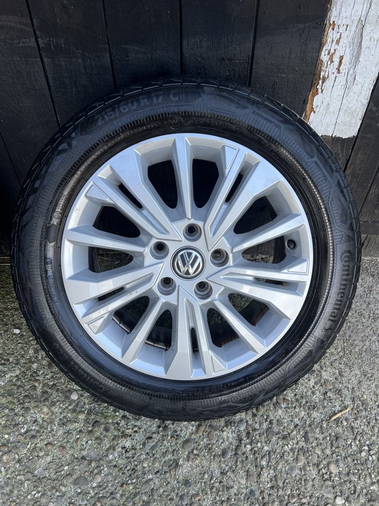 Originele Volkswagen Transporter T6 velgen 17" 5x120 Aracaju, Niet ingevuld, Banden en Velgen, Niet ingevuld, 17 inch