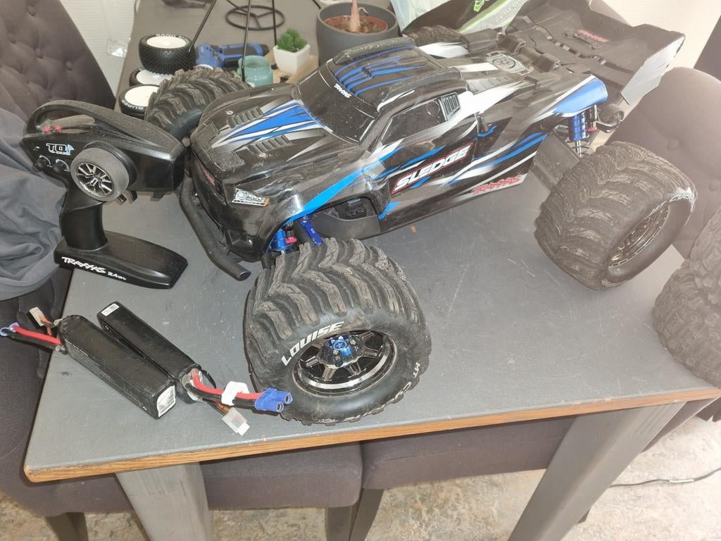 Traxxas sledge 6s, Ophalen of Verzenden, Overige schalen, Auto offroad