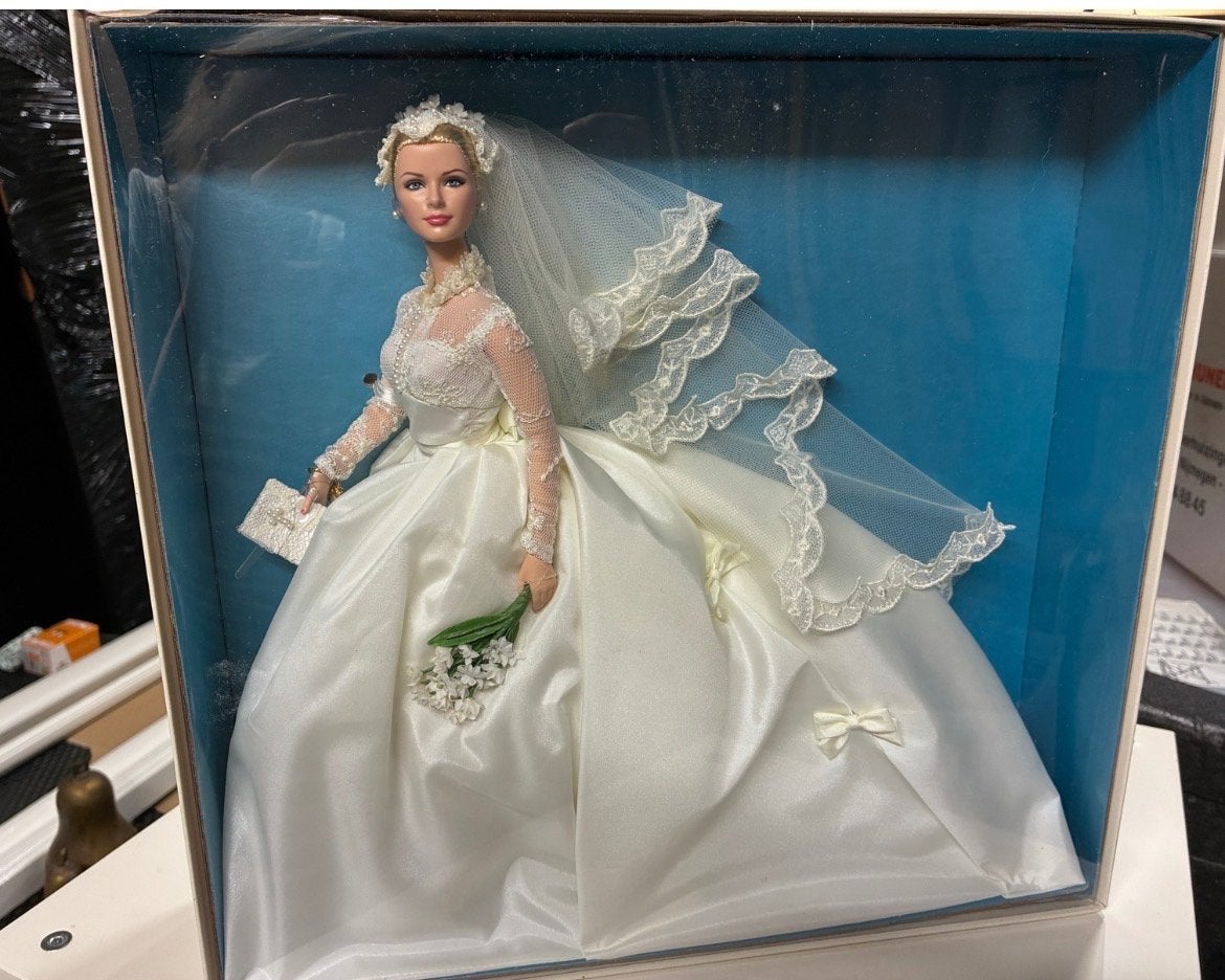 Barbie Collector Grace Kelly The Bride pop - Nieuw in doos, Ophalen of Verzenden, Nieuw, Pop