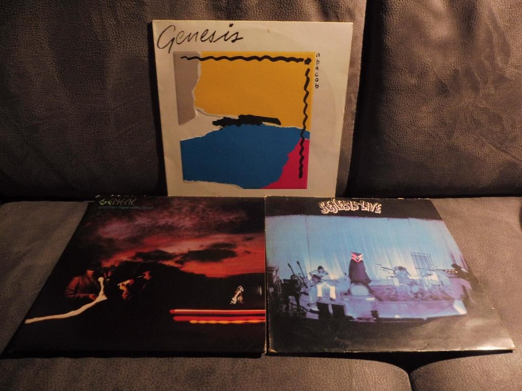 Genesis - 3x vinyl, Cd's en Dvd's, Vinyl | Rock, Progressive, Gebruikt, Ophalen of Verzenden, 1970 - 1979