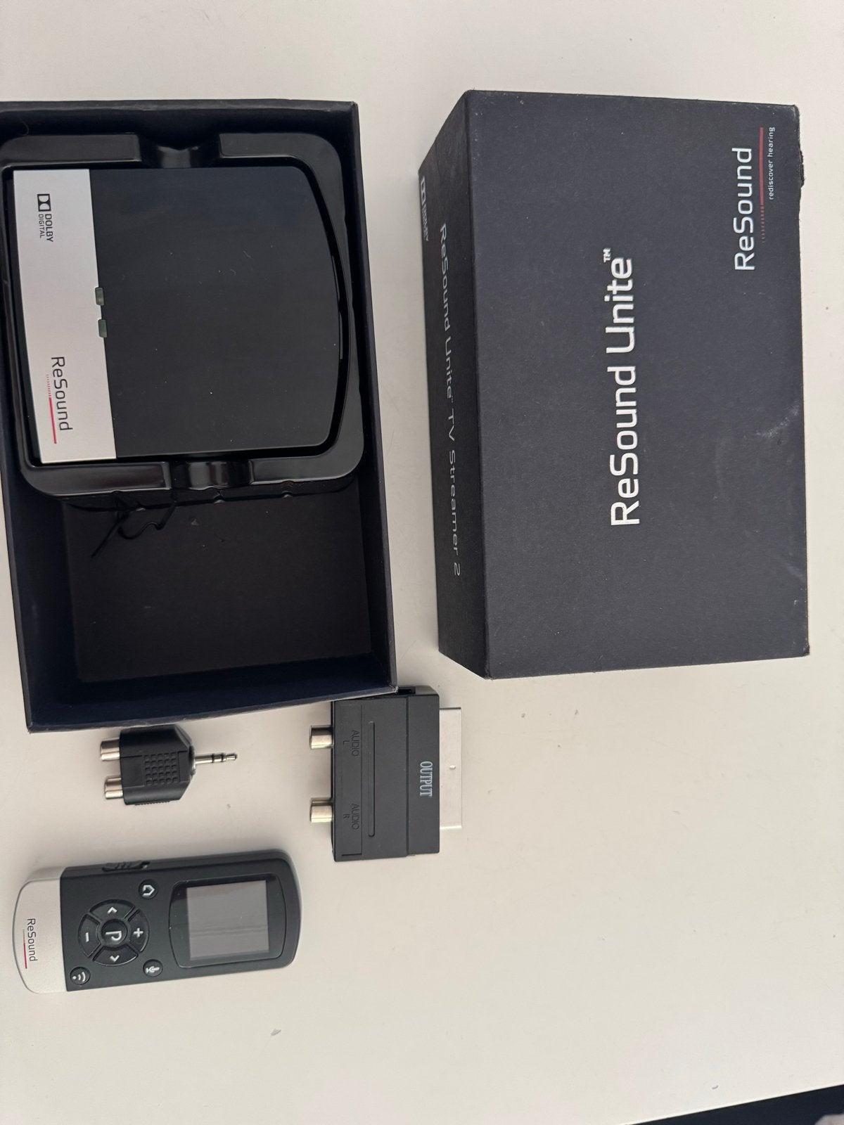 ReSound Unite Streamer 2 - TV Audio Streamer, Ophalen of Verzenden, Zo goed als nieuw, Tv en Weergevers