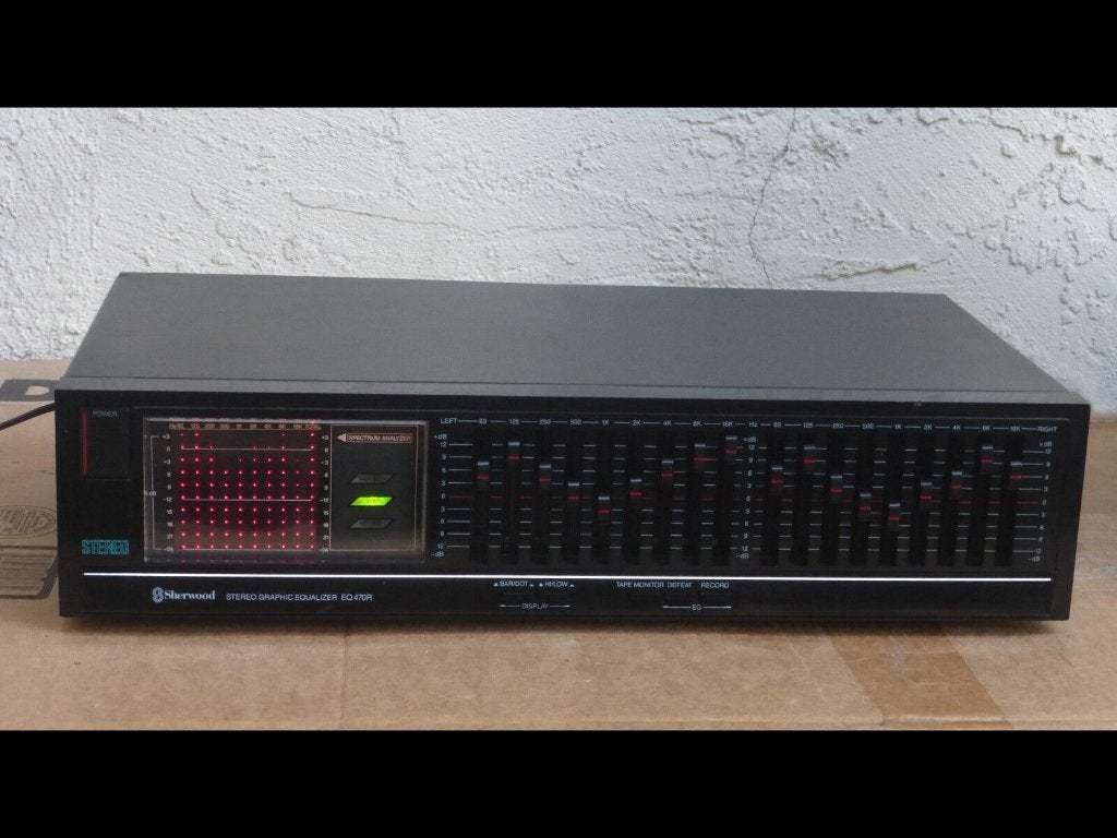 Sherwood EQUALIZER + Spectrum Analyzer - Dual 9 Band Stereo, Ophalen of Verzenden, Volume