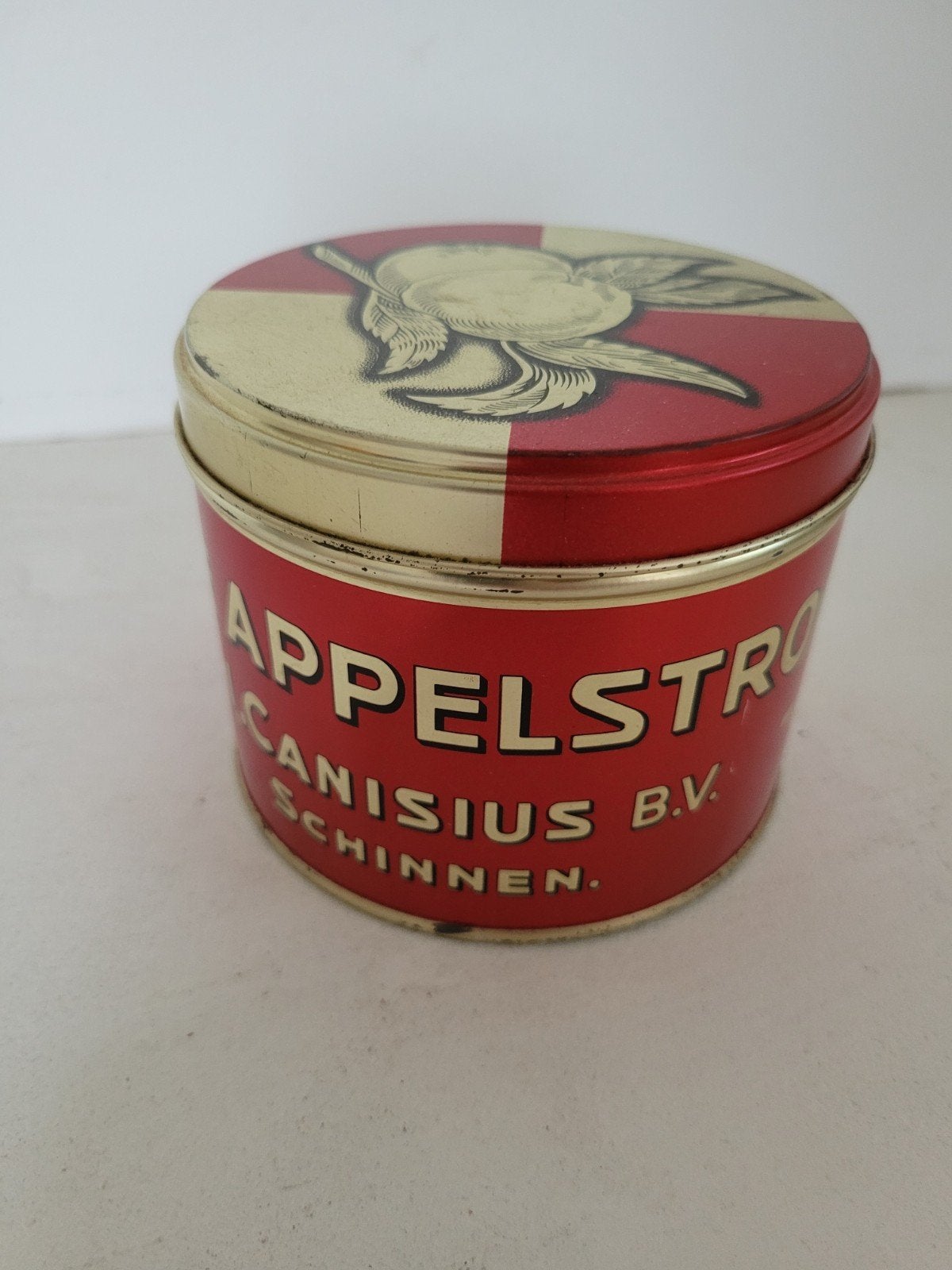 Vintage Appelstroop Blik Canisius B.V. Schinnen, Verzamelen, Blikken, Ophalen of Verzenden