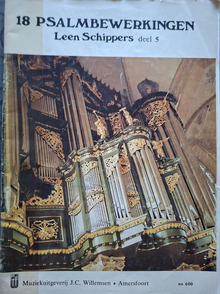 Leen Schippers, deel 5, 18 psalmbewerkingen voor orgel, Orgel, Gebruikt, Klassiek, Les of Cursus
