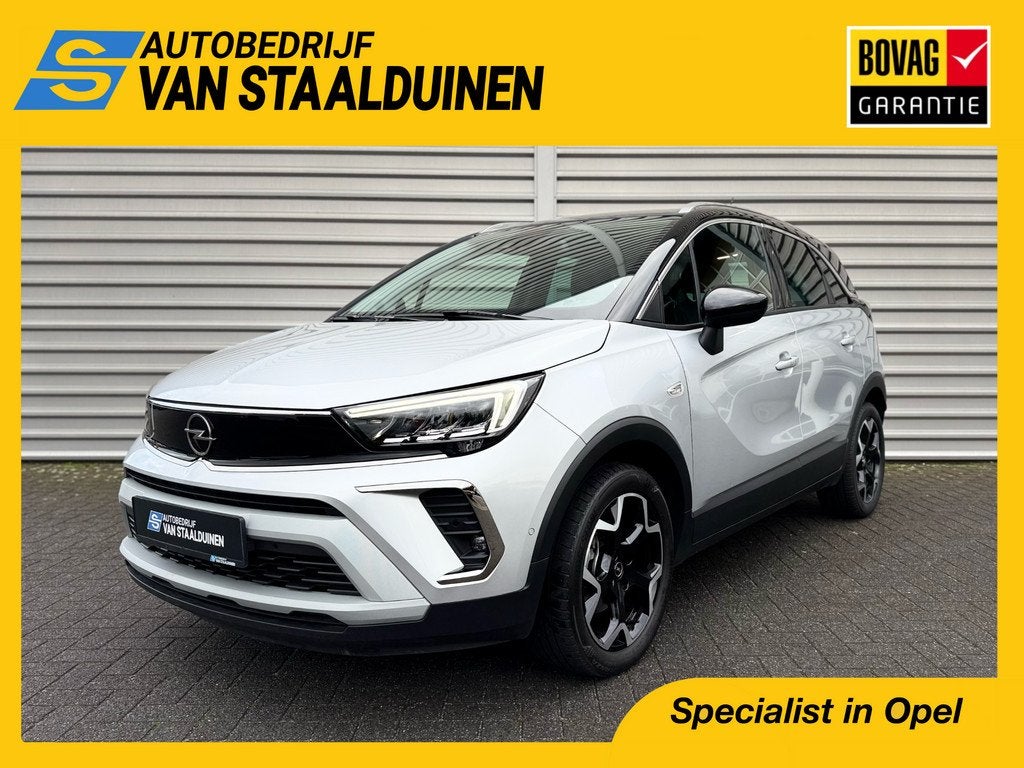 Opel Crossland 1.2 Turbo Ultimate | Achteruitrijcamera | Alc, Auto's, Opel, 12 maanden, 840 kg, Gebruikt, 1199 cc