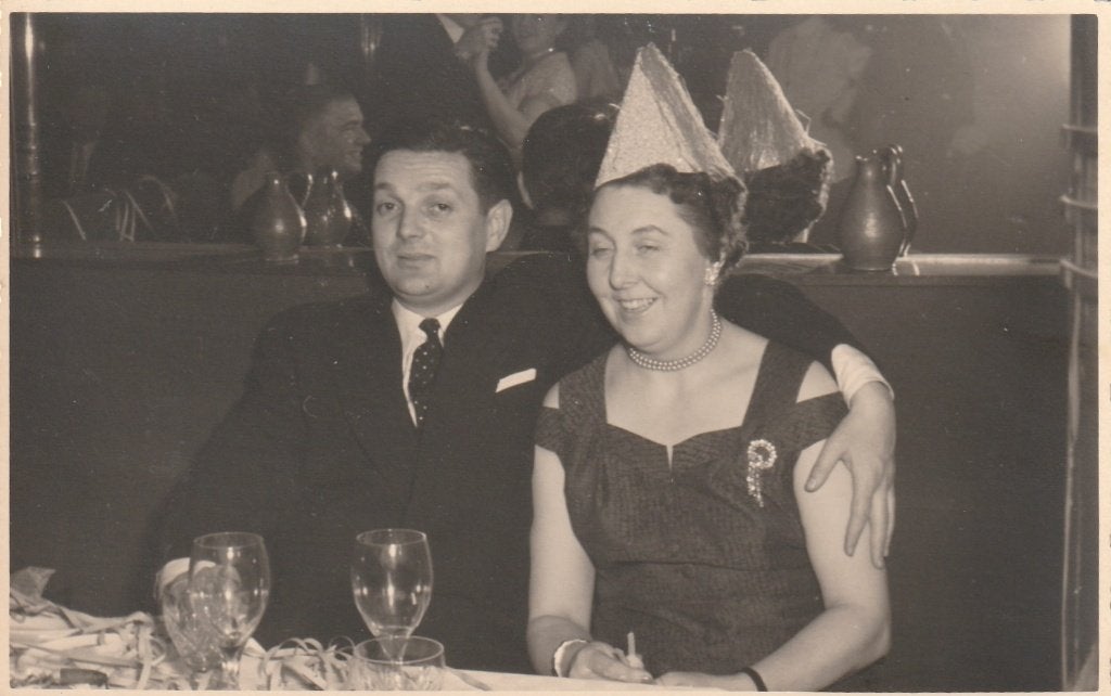 fotokaart  -  koppel, Ophalen of Verzenden, Voor 1940, Zo goed als nieuw