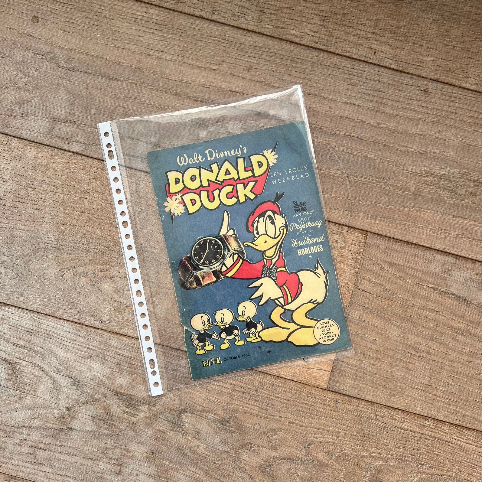 Allereerste Donald Duck Weekblad Oktober 1952 ( Herdruk ), Europa, Ophalen of Verzenden, Gelezen, Eén comic