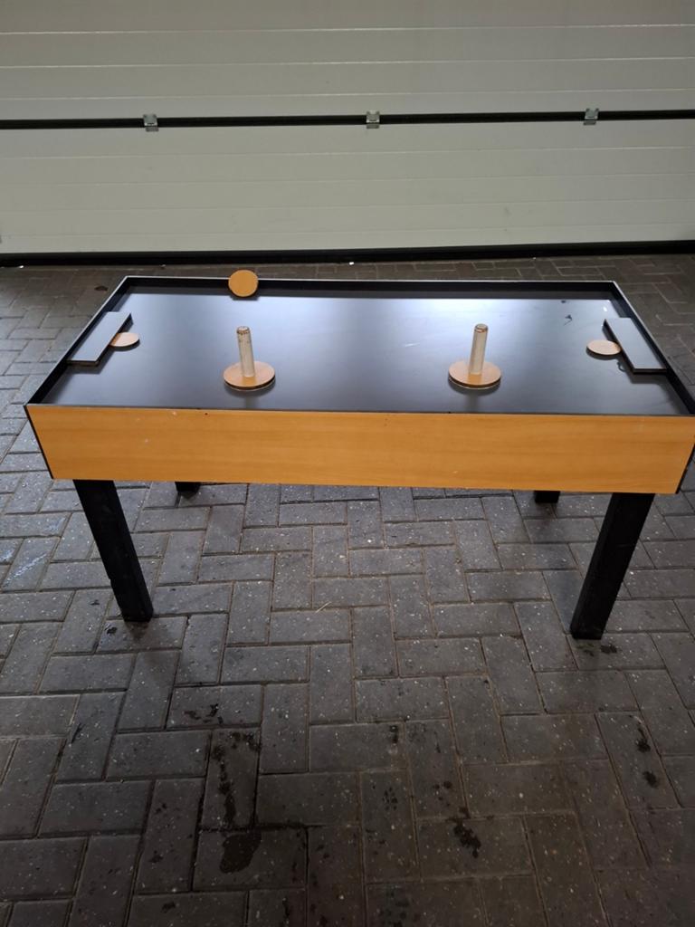 Schuifspel met tafel, Ophalen