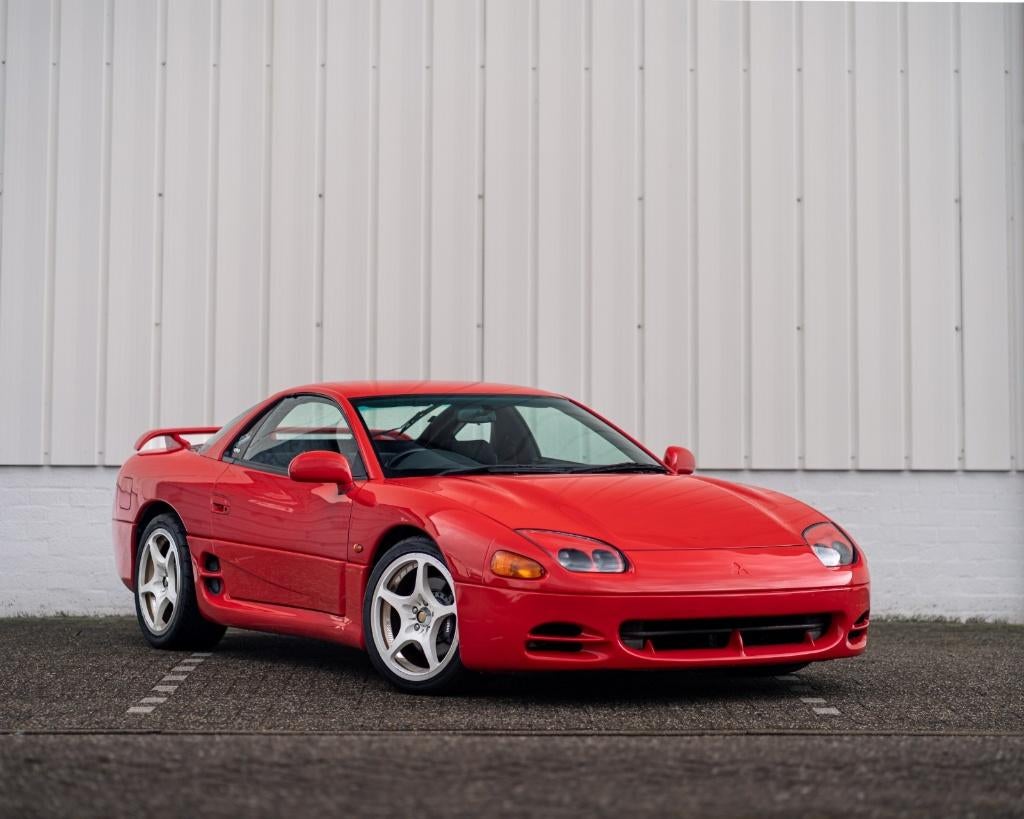 Mitsubishi GTO MR, Auto's, Mitsubishi, Bedrijf, 3000GT, Benzine, Coupé, Handgeschakeld, Rood, Grijs, Stof, Vierwielaandrijving