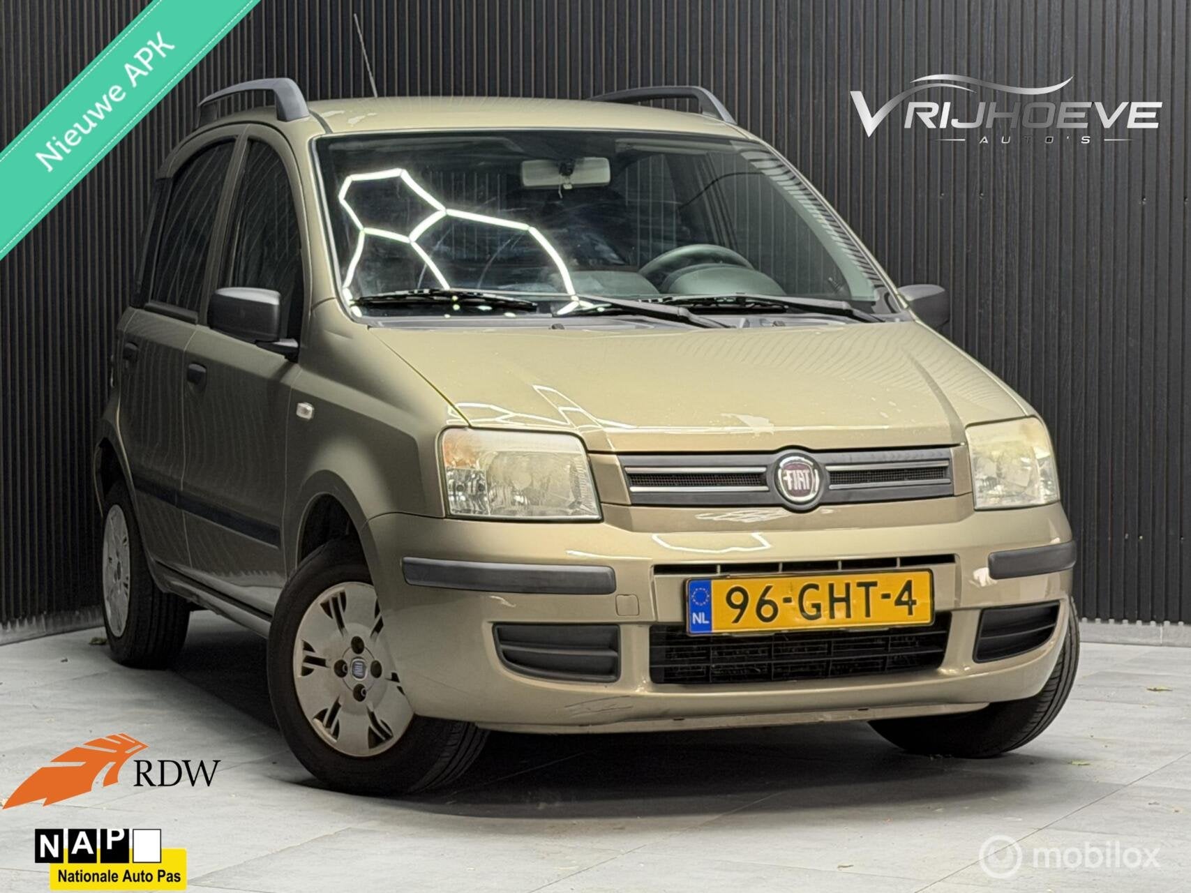 Fiat Panda 1.2 Edizione Cool|NAP|NIEUWE APK|ELEKRAMEN, Voorwielaandrijving, Gebruikt, Beige, Origineel Nederlands