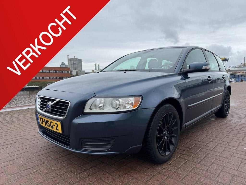Volvo V50 2.0, Voorwielaandrijving, Stof, Gebruikt, Zwart