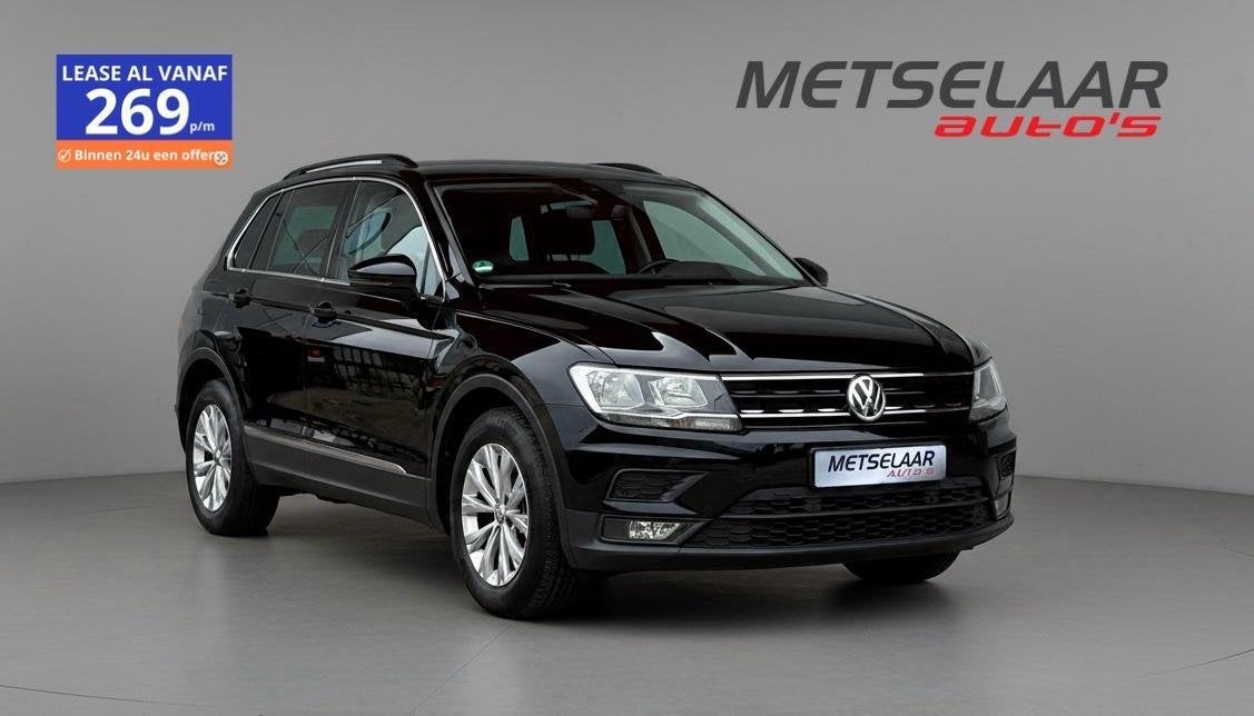 Volkswagen Tiguan 1.5 TSI ACT ✅Adapt.cruise ✅AppleCarpla, Auto's, Gebruikt, Zwart, Origineel Nederlands, SUV of Terreinwagen