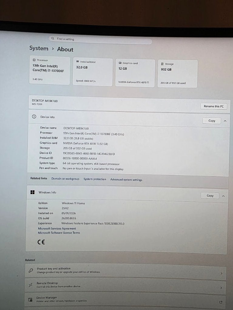 Gaming PC RTX 4070 Ti | i7-13700KF | 32GB RAM | 1TB SSD, Computers en Software, Gebruikt, 32 GB, Verzenden, Gaming