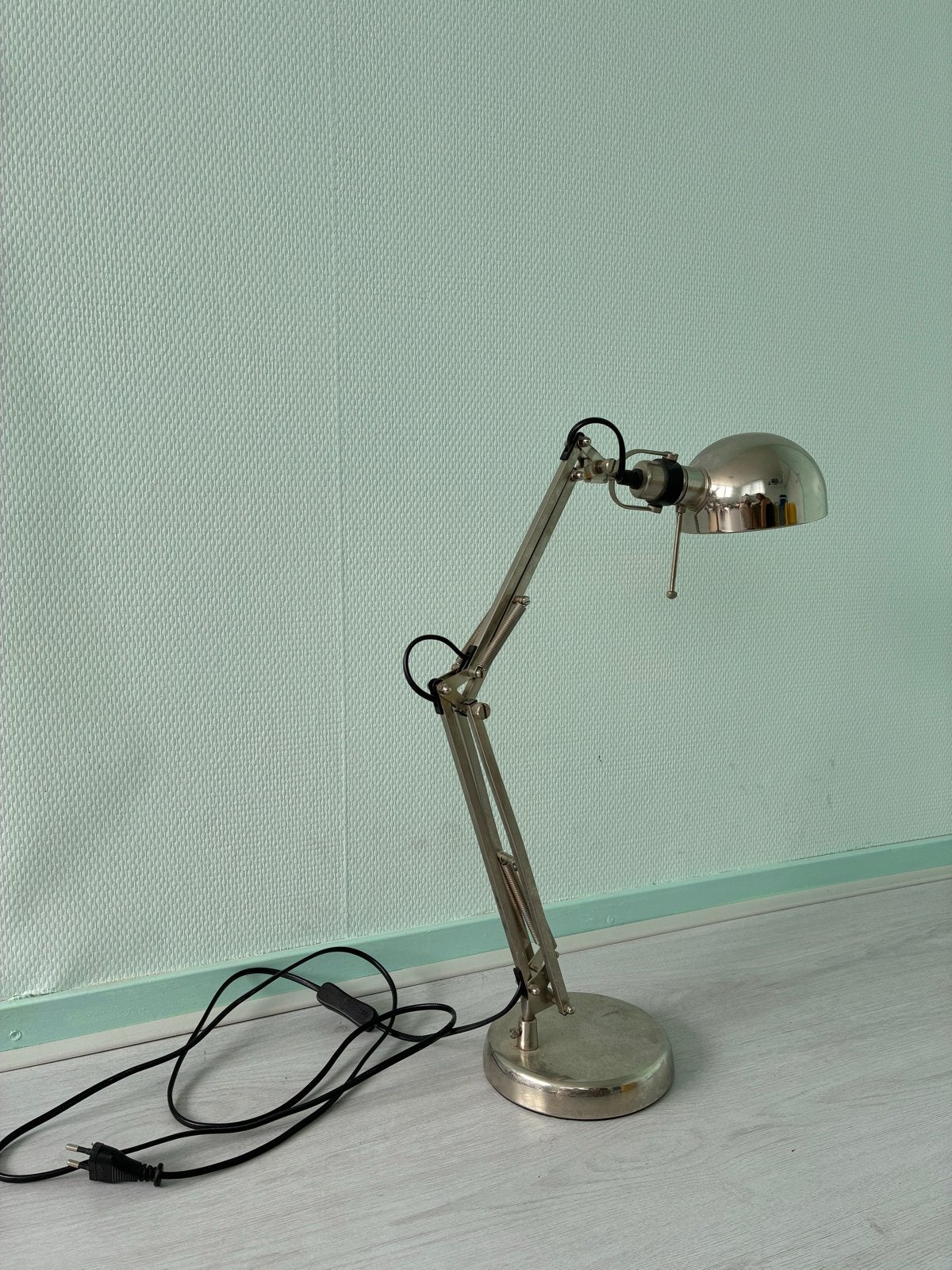 IKEA Forsa Bureaulamp/Tafellamp - Verstelbaar, Metaal, Ophalen, Bureaulamp, Gebruikt, E14 (klein)