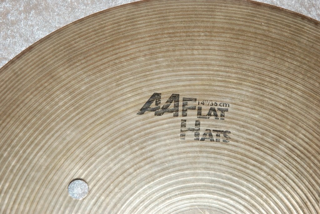 Sabian Flat hats Hihat bekkens  1094/1399gr14 inch <26261403, Sabian, Gebruikt, ., Drums of Percussie