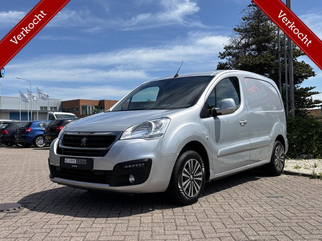 Peugeot Partner bestel 120 1.6 BlueHDi 100 L1 Première, Nav, Stof, 4 cilinders, Origineel Nederlands, Bedrijf