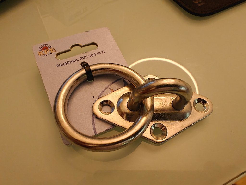 RVS ring 80*40mm, Overige typen, Nieuw, Ophalen of Verzenden, Minder dan 50 mm
