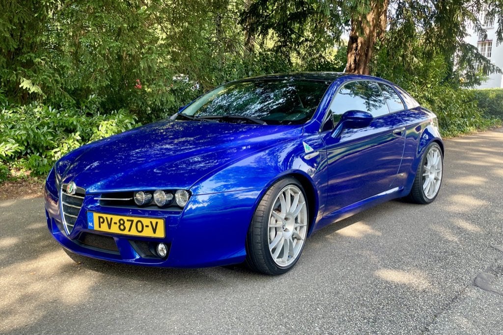ALFA ROMEO BRERA 3.2 JTS Q4 Q-tronic 2007 Blauw, Auto's, Automaat, Euro 5, Zwart, Leder