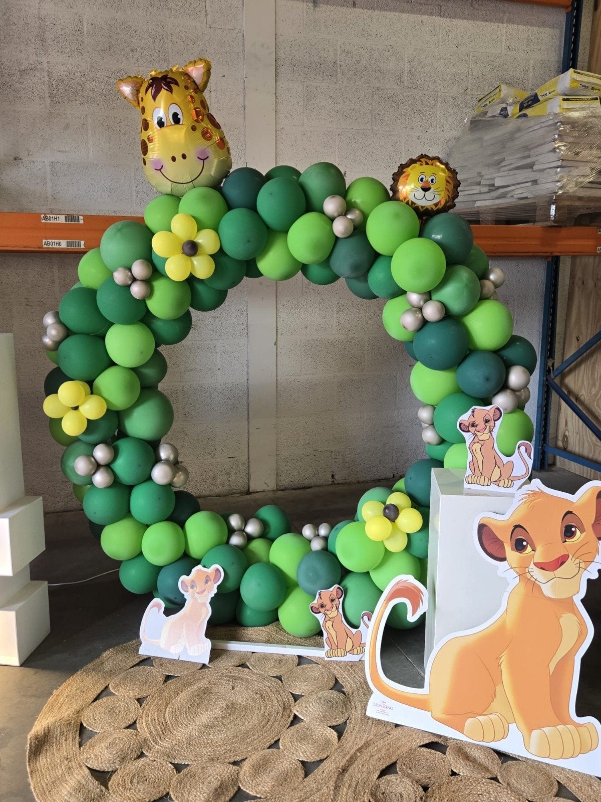 Ballon decoratie, Hobby en Vrije tijd, Feestartikelen | Verhuur, Ophalen of Verzenden, Zo goed als nieuw, Geboorte of Huwelijk