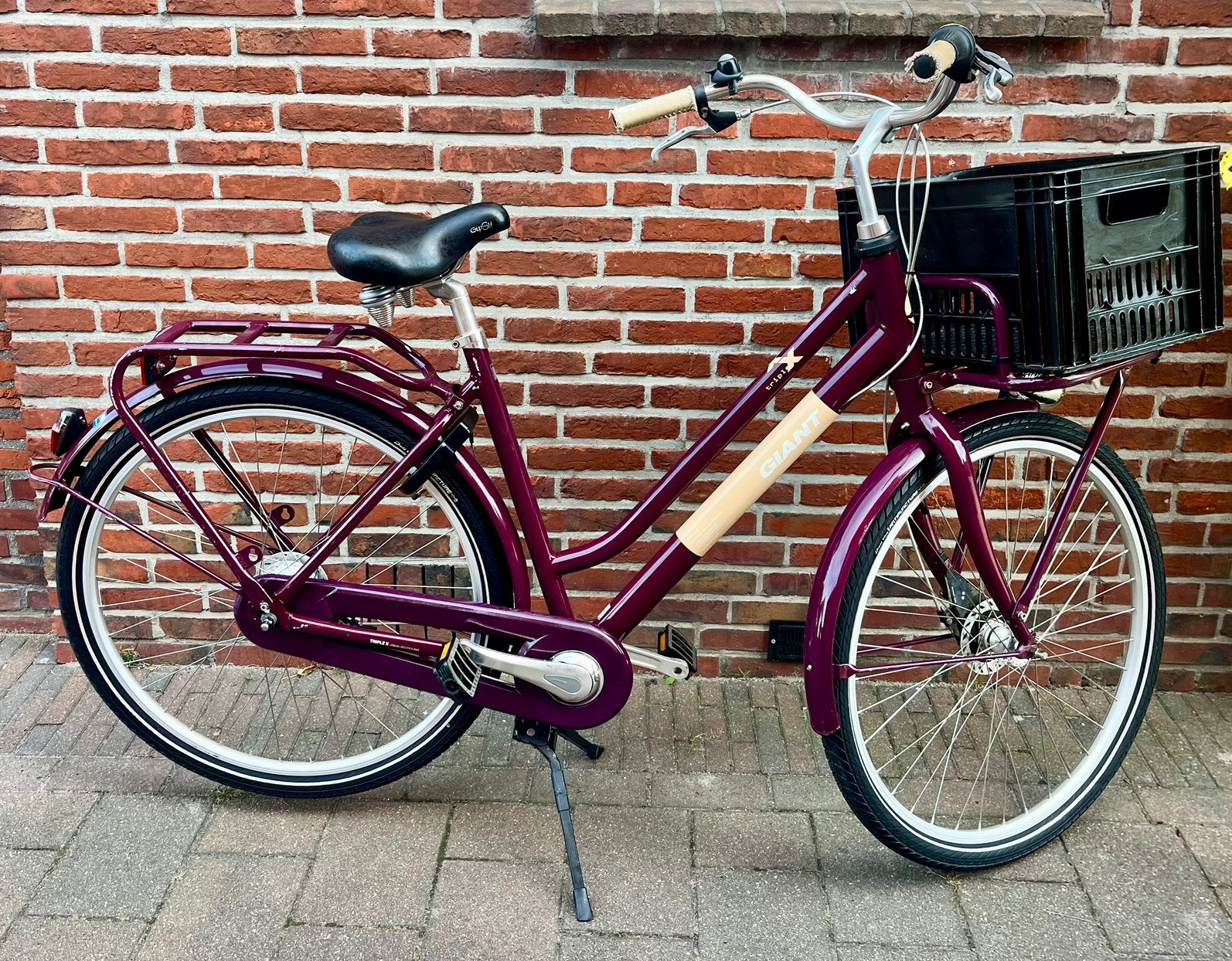 Giant Triple X damesfiets, Ophalen, Gebruikt, Versnellingen, 56 cm of meer