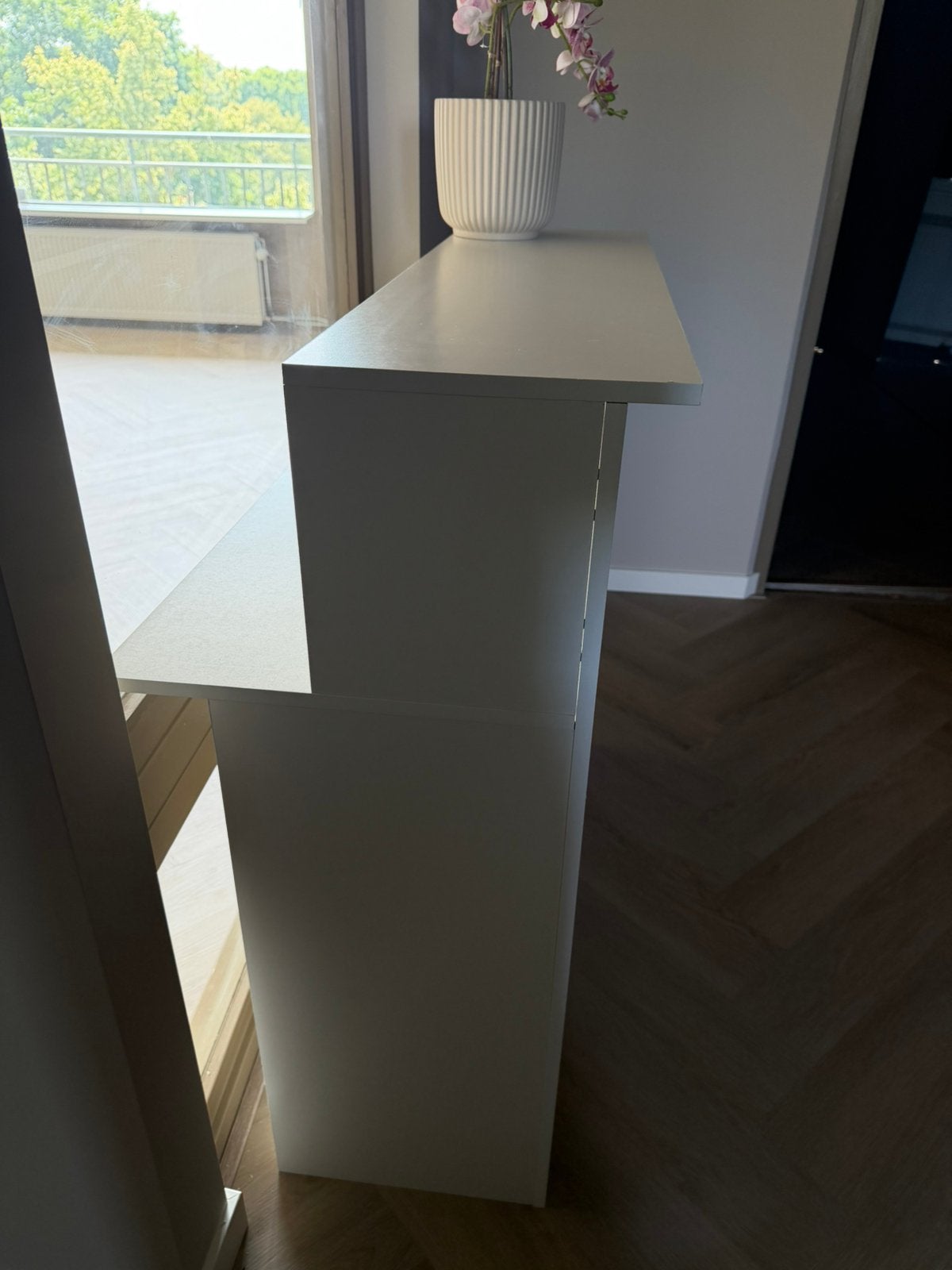 Witte bureau, Huis en Inrichting, Woonaccessoires | Zuilen en Pilaren, Ophalen, Zo goed als nieuw