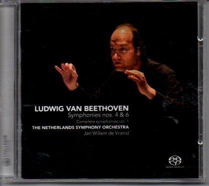 Beethoven: Symfonieën 4 & 6 / de Vriend -SACD, Ophalen of Verzenden, Classicisme, Zo goed als nieuw, Orkest of Ballet