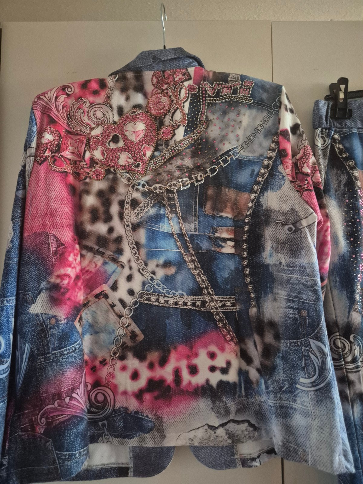 Dames 3-delig  missy set: Blazer, Broek & Top - Uniek Design, Onbekend, Ophalen of Verzenden, Zo goed als nieuw