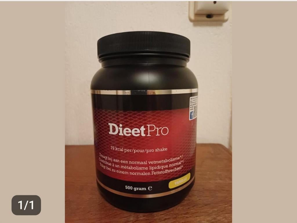 Maaltijdshake Dieet Pro Vanille 500 gram, Ophalen, Nieuw