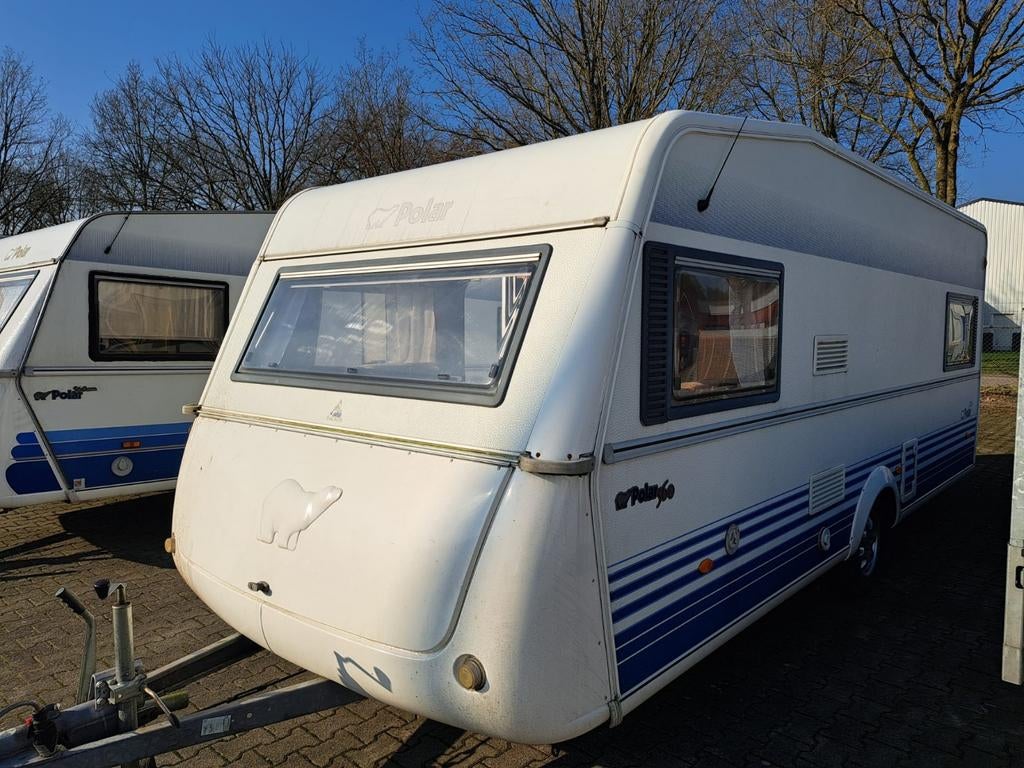 Polar Solifer Wintercaravan met echte CV-ketel Kabe Cabby, Caravans en Kamperen, Overige merken, Rondzit, Bedrijf, Gascomfoor
