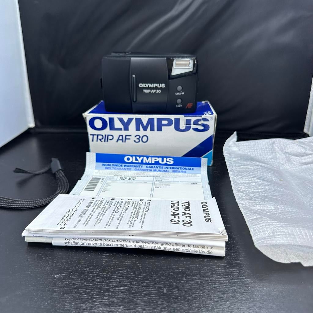Olympus Trip AF 30 - Nieuw in doos (compleet), Audio, Tv en Foto, Fotocamera's Analoog, B, Compact, Nieuw, Ophalen of Verzenden