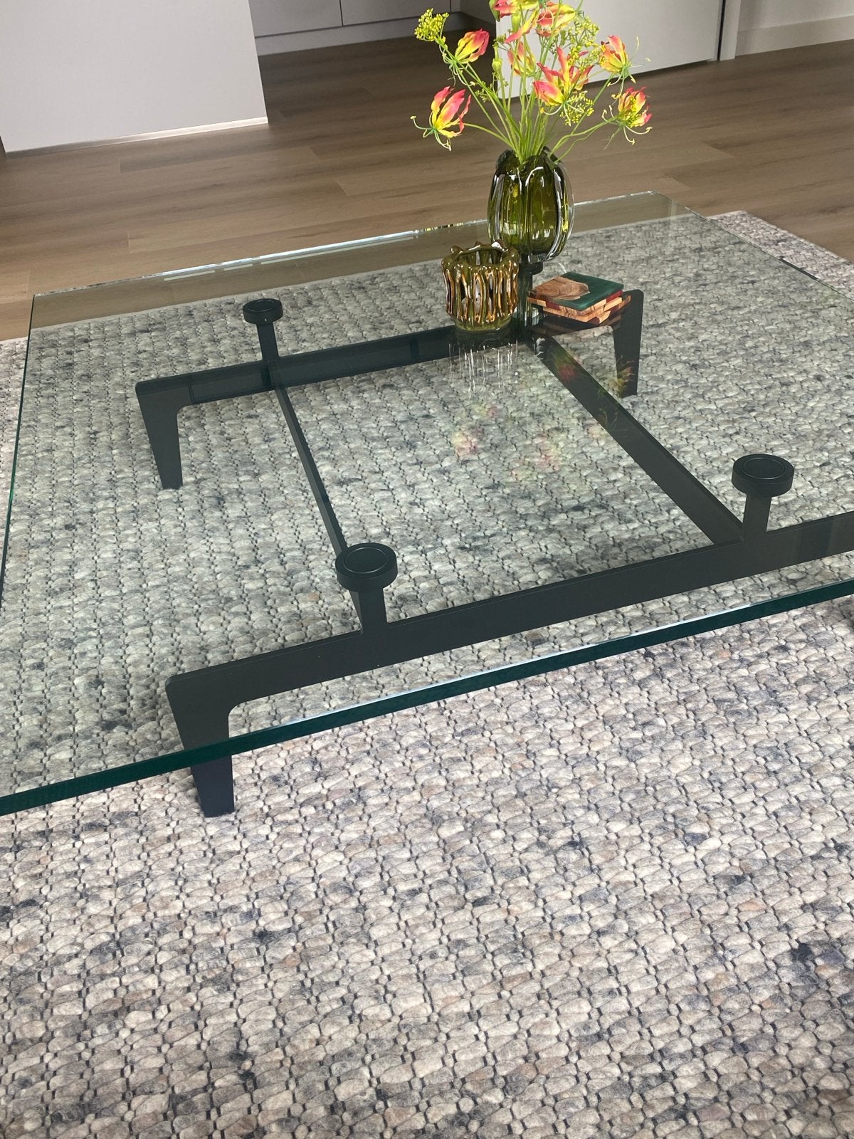 Moderne salontafel 110x110 cm, 30 cm hoog - Nieuwstaat, Ophalen, 100 tot 150 cm, Vierkant, Nieuw