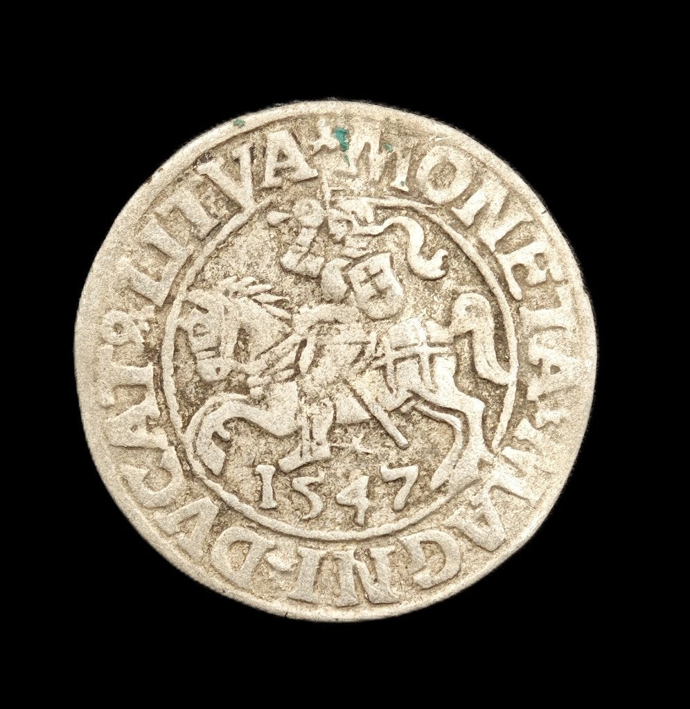 1547 Polgrosz Litouwen, Verzenden, Overige landen, Losse munt, Zilver