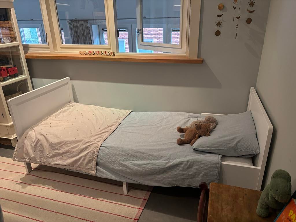 Petite Amelie meegroeibed, 70 tot 85 cm, Ophalen of Verzenden, Zo goed als nieuw, Lattenbodem