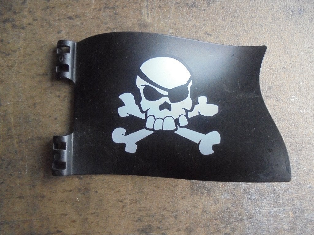 Lego Duplo Flag Wavy 4x6 (zie foto's), Ophalen of Verzenden, Gebruikt, Losse stenen, Duplo