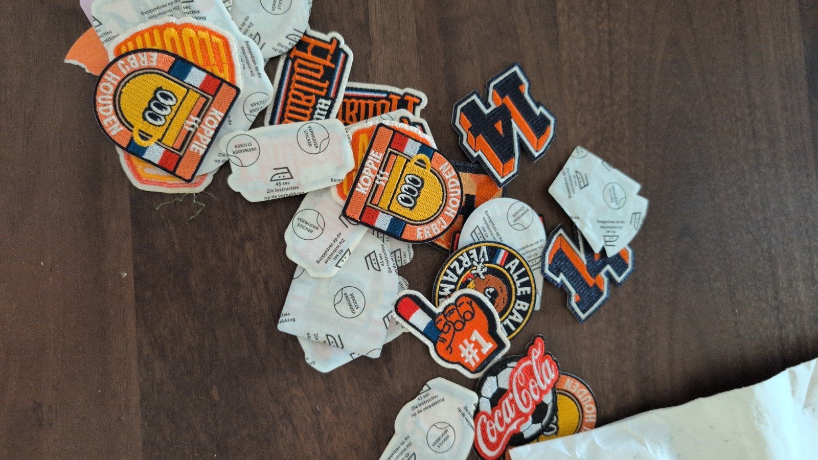 diverse jumbo emblemen, Verzamelen, Ophalen