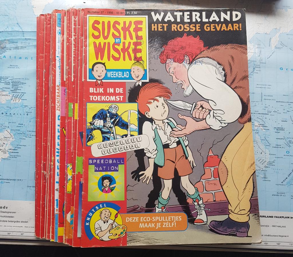 Suske en Wiske Weekblad - 1996, 1999, 2000, 2001, Boeken, Strips | Comics, Gelezen, Europa, Ophalen of Verzenden, Meerdere comics