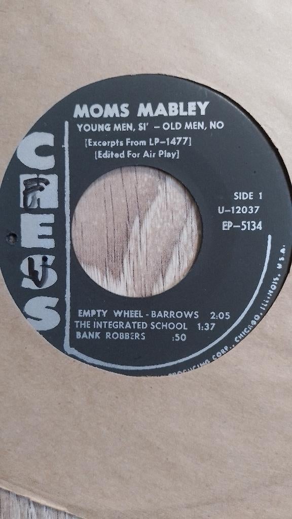 Moms Mabley/Stand-Up Comedy/Spoken Word, Gebruikt, 7 inch, Ophalen of Verzenden, Humor en Cabaret
