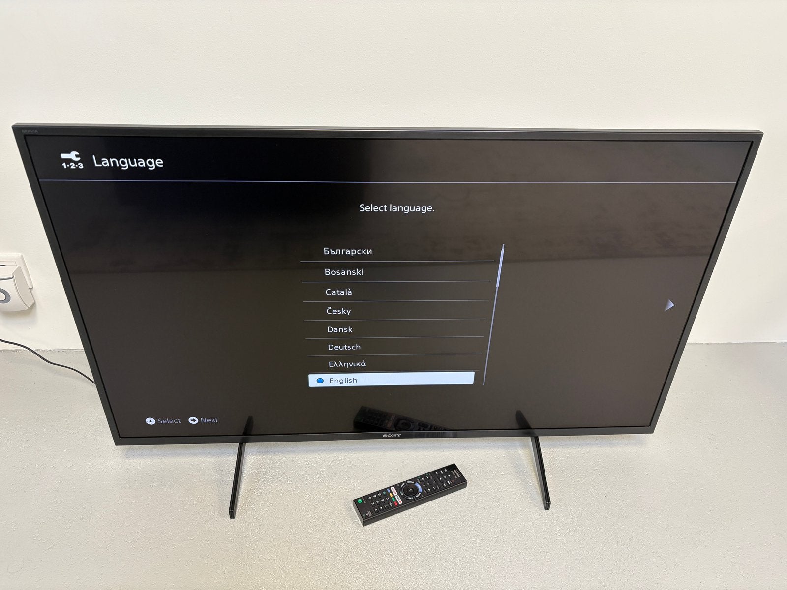 Sony KD-43X7055 4K Smart TV 43inch, Ophalen, LED, 50 Hz, Zo goed als nieuw