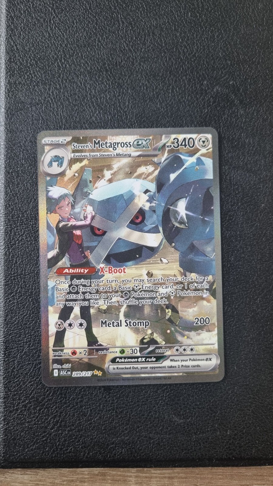 Metagross ex 289, Hobby en Vrije tijd, Verzamelkaartspellen | Pokémon, Ophalen of Verzenden, Zo goed als nieuw