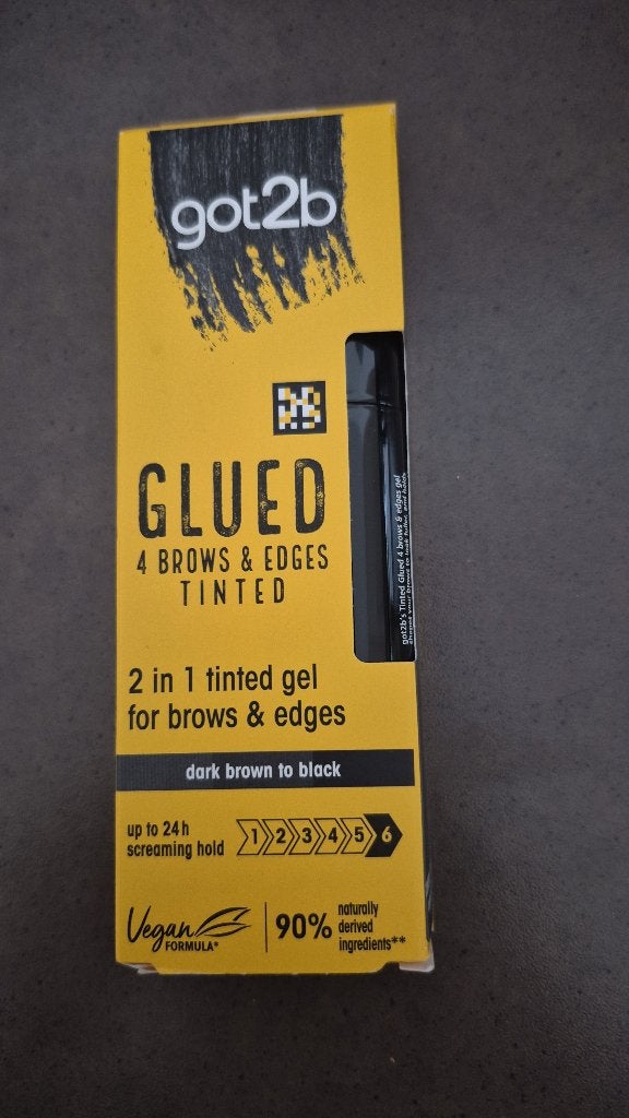 got2b - Glued 4 Brows & edges tinted (NIEUW), Ogen, Zwart, Nieuw, Ophalen of Verzenden