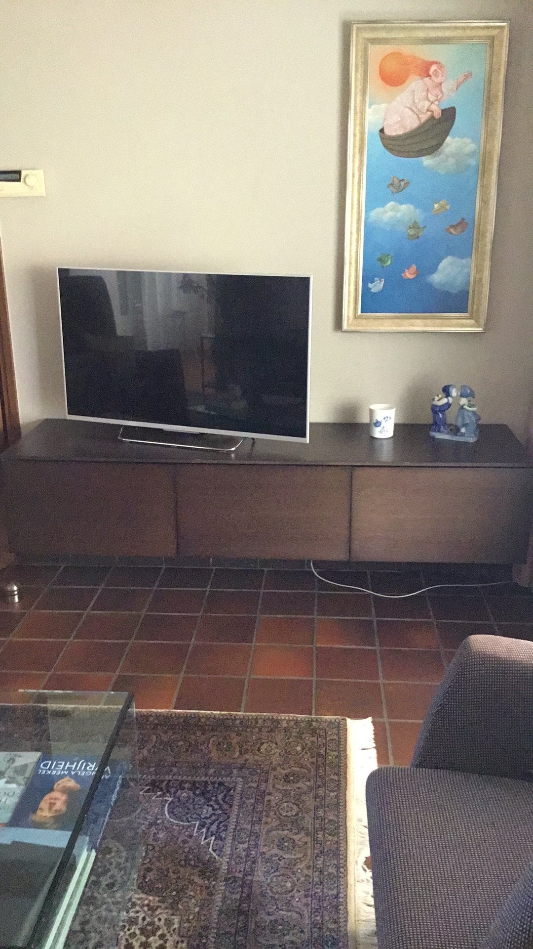 Tv kast TE KOOP, Huis en Inrichting, Kasten | Televisiemeubels, Ophalen, Minder dan 50 cm, Eikenhout, Zo goed als nieuw